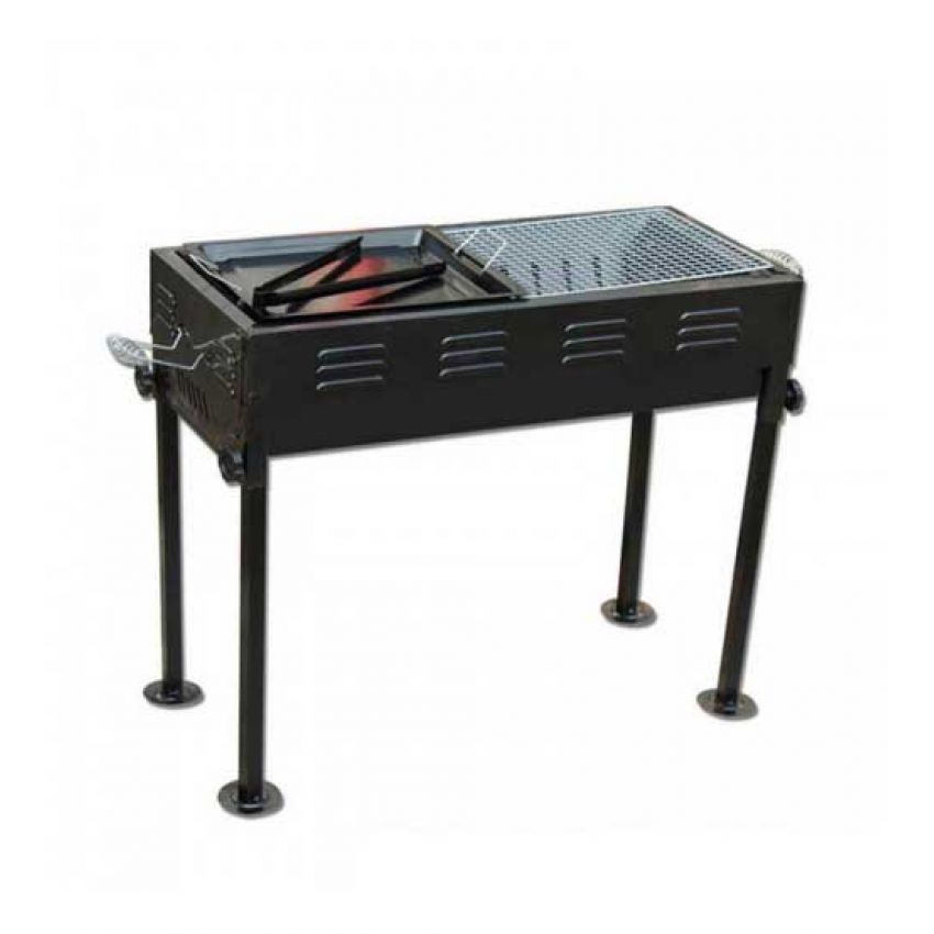 1 Rectangle BBQ Grill Outdoor Portable Folding Barbecue Grill in